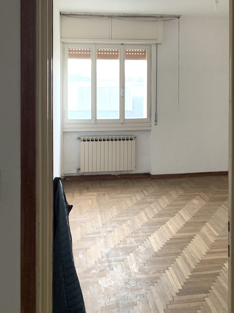 Appartamento Viale Venezia (UD) - Zona giorno prima della ristrutturazione (1)