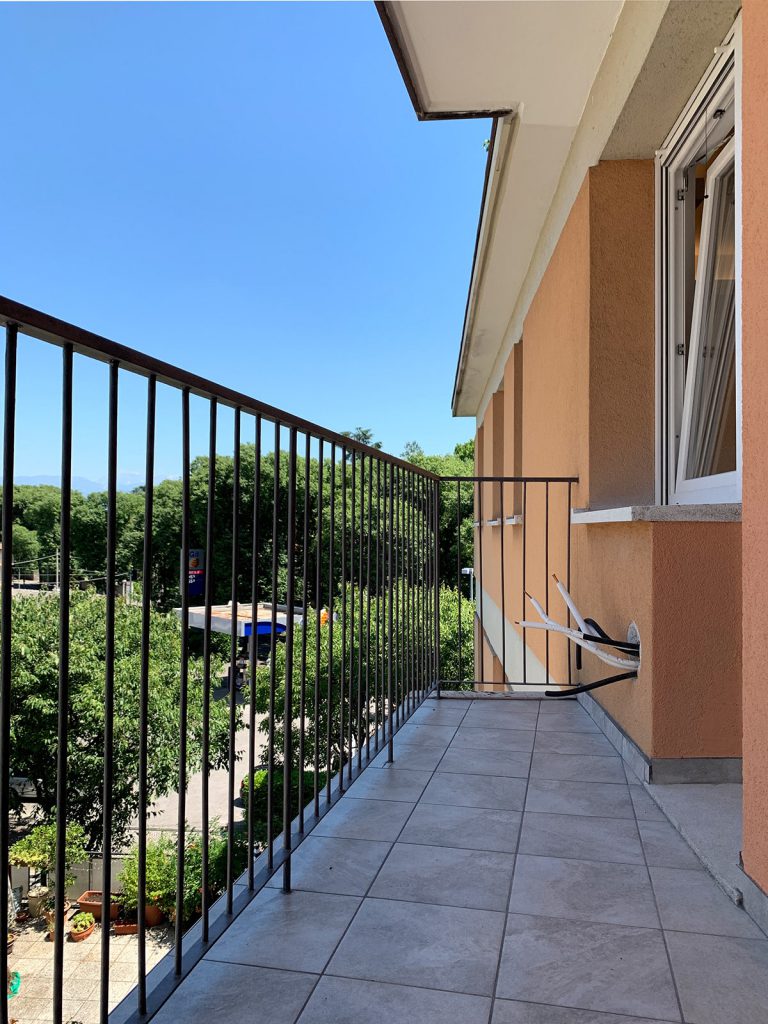 Appartamento Via Codroipo (UD) - Terrazza dopo la ristrutturazione