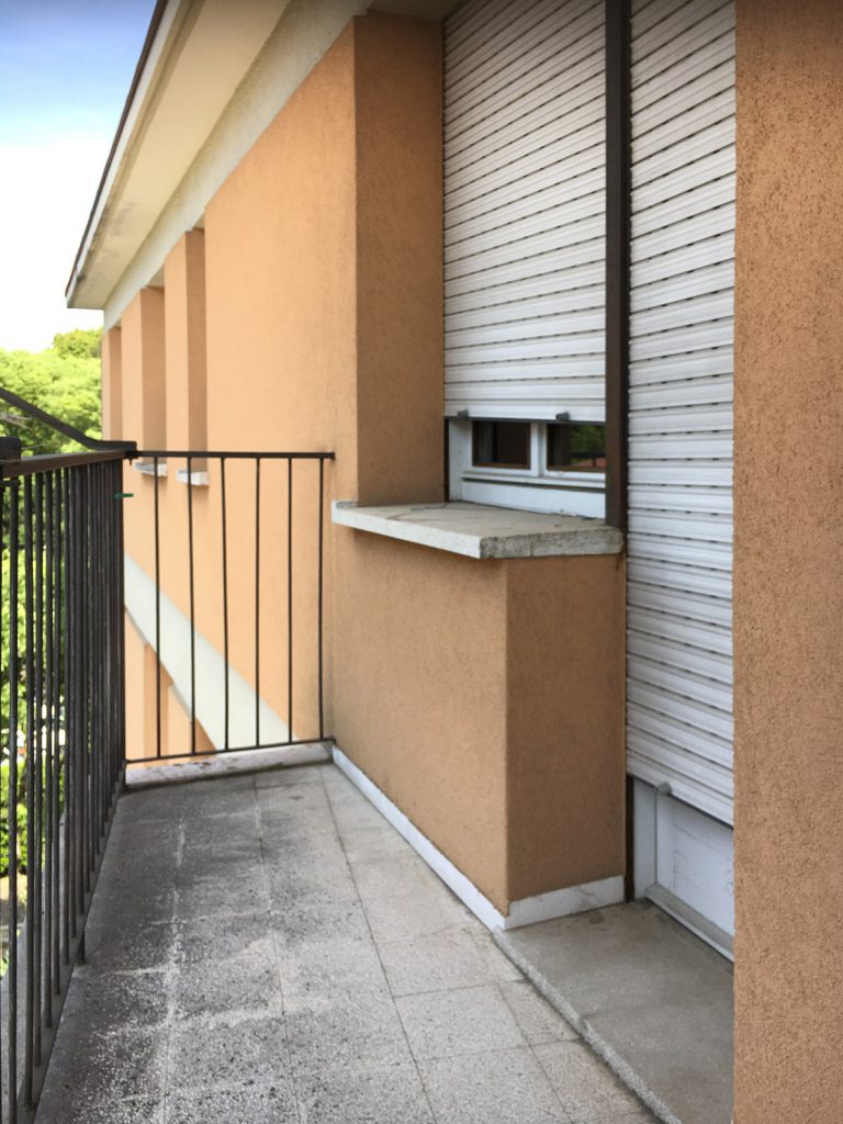Appartamento Via Codroipo (UD) - Terrazza prima della ristrutturazione