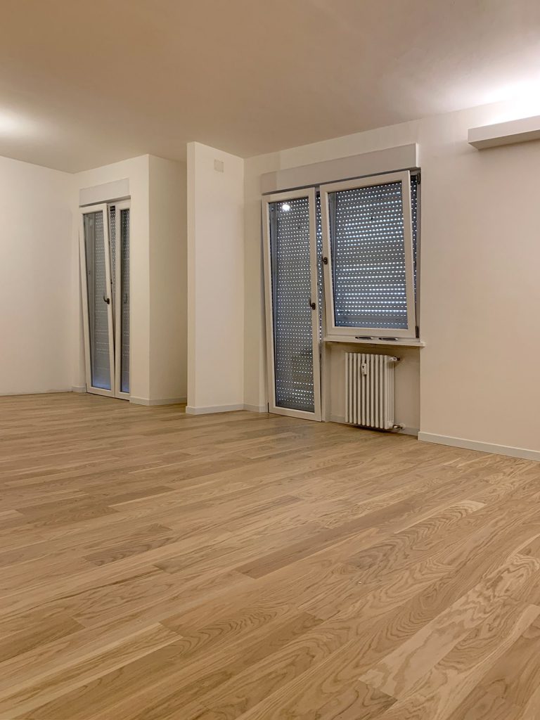 Appartamento Via Codroipo (UD) - Zona living dopo della ristrutturazione (1)