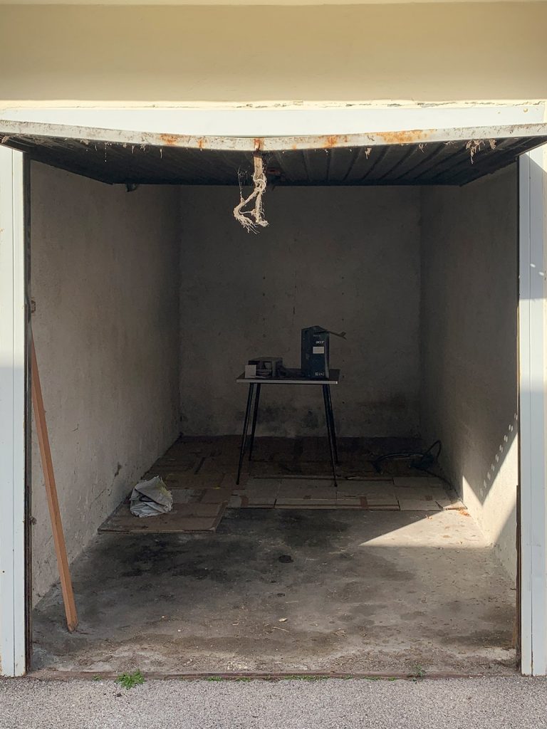 Appartamento Via Buttrio (UD) - Garage prima della ristrutturazione