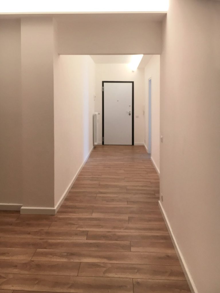 Appartamento Viale Duodo (UD) - Corridoio ingresso dopo la ristrutturazione
