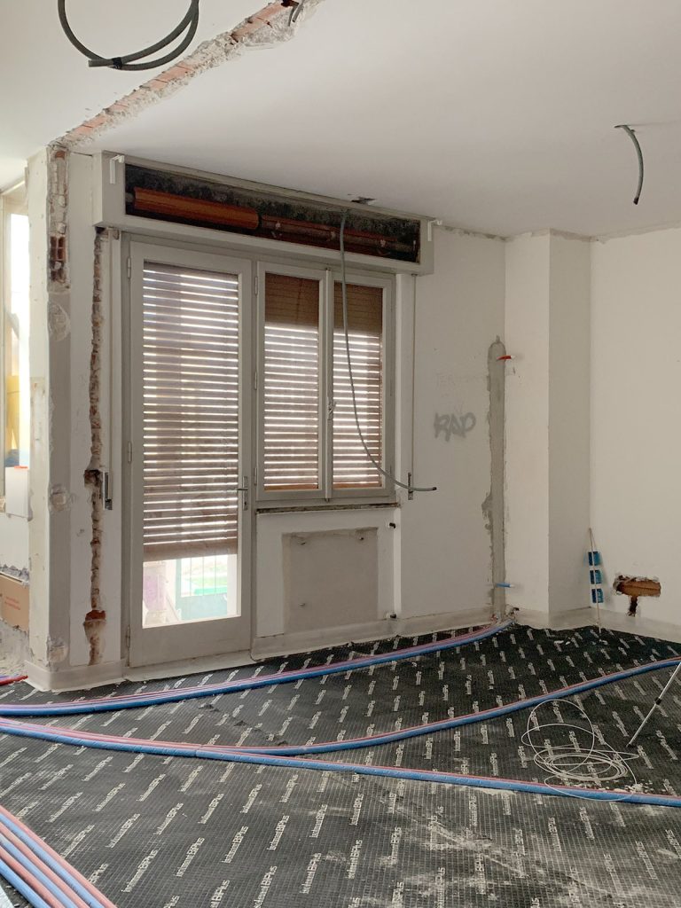 Via del freddo (UD) - Soggiorno prima della ristrutturazione
